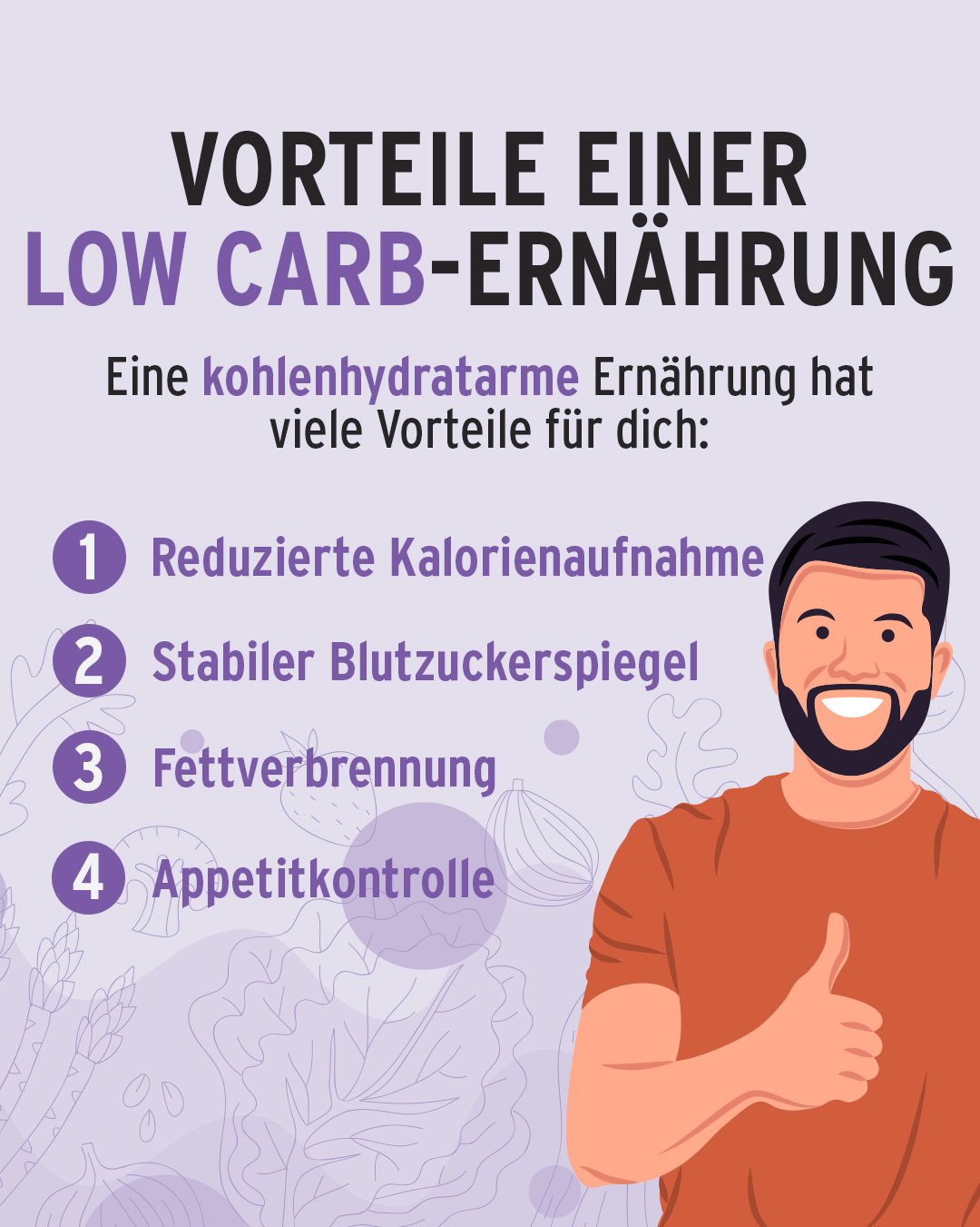 Vorteile einer Low Carb-Ernährung